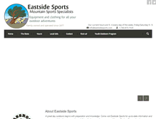 Tablet Screenshot of eastsidesports.com